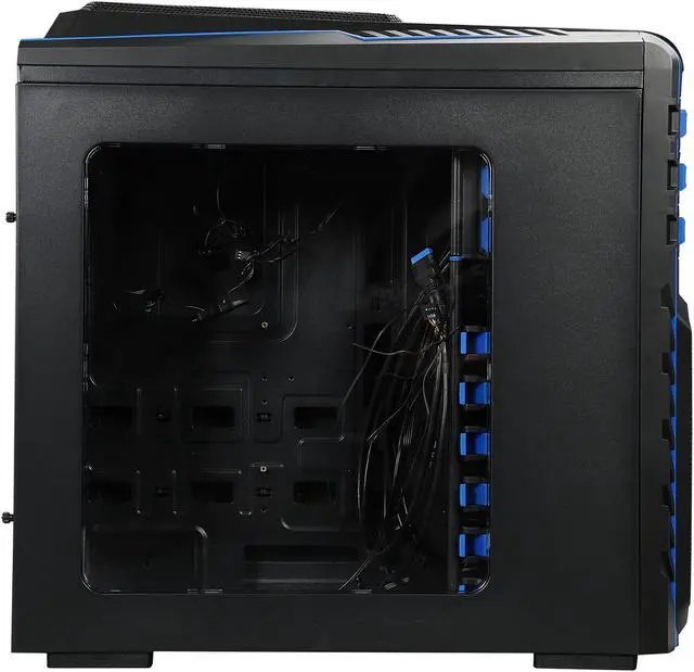 Alt view image 5 of 16 - DIYPC Skyline-06-WB Black SECC ATX Full Tower Computer Case