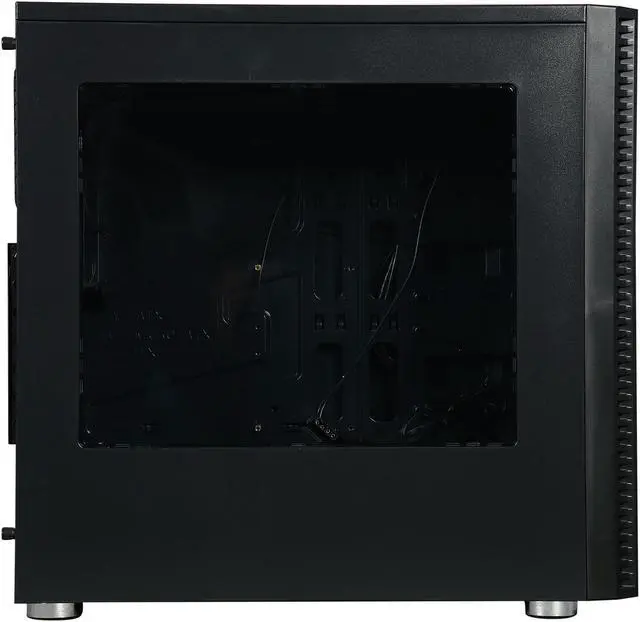 Alt view image 4 of 10 - DIYPC DIY-J21-BK Black USB 3.0 ATX Mid Tower Gaming Computer Case with Pre-installed 3 Fans, Front Panel Pre-installed 6 Different Color Changeable LED Strip (5 Modes Control)
