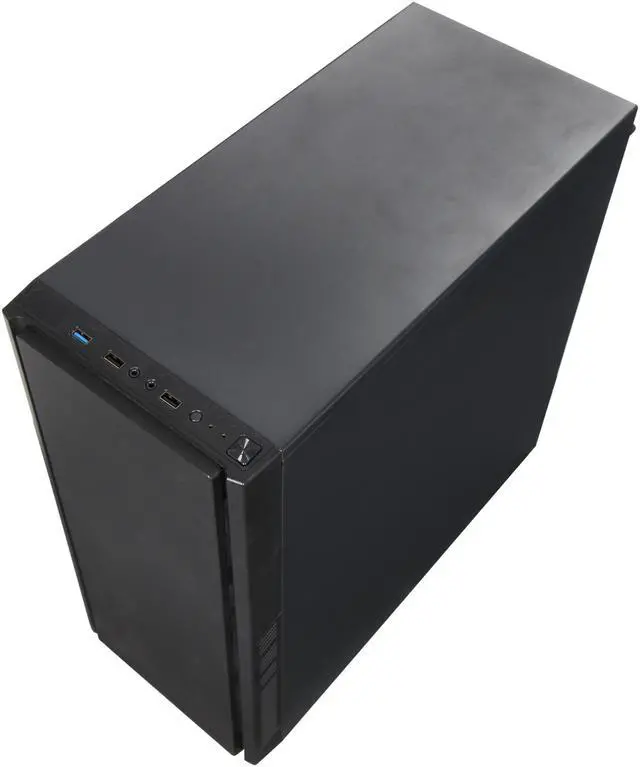 Alt view image 11 of 15 - DIYPC DIY-BG01 Black USB 3.0 ATX Mid Tower Gaming Computer Case with Pre-installed 3 x 120mm Fans