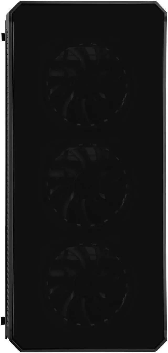 Alt view image 10 of 20 - DIYPC Vanguard-RGB Black Dual USB3.0 Steel/ Tempered Glass ATX Mid Tower Gaming Computer Case w/Tempered Glass Panels (Front and Both Sides) and Pre-Installed 4 x RGB LED Fans (7 Different Color in 3 Mode Control)