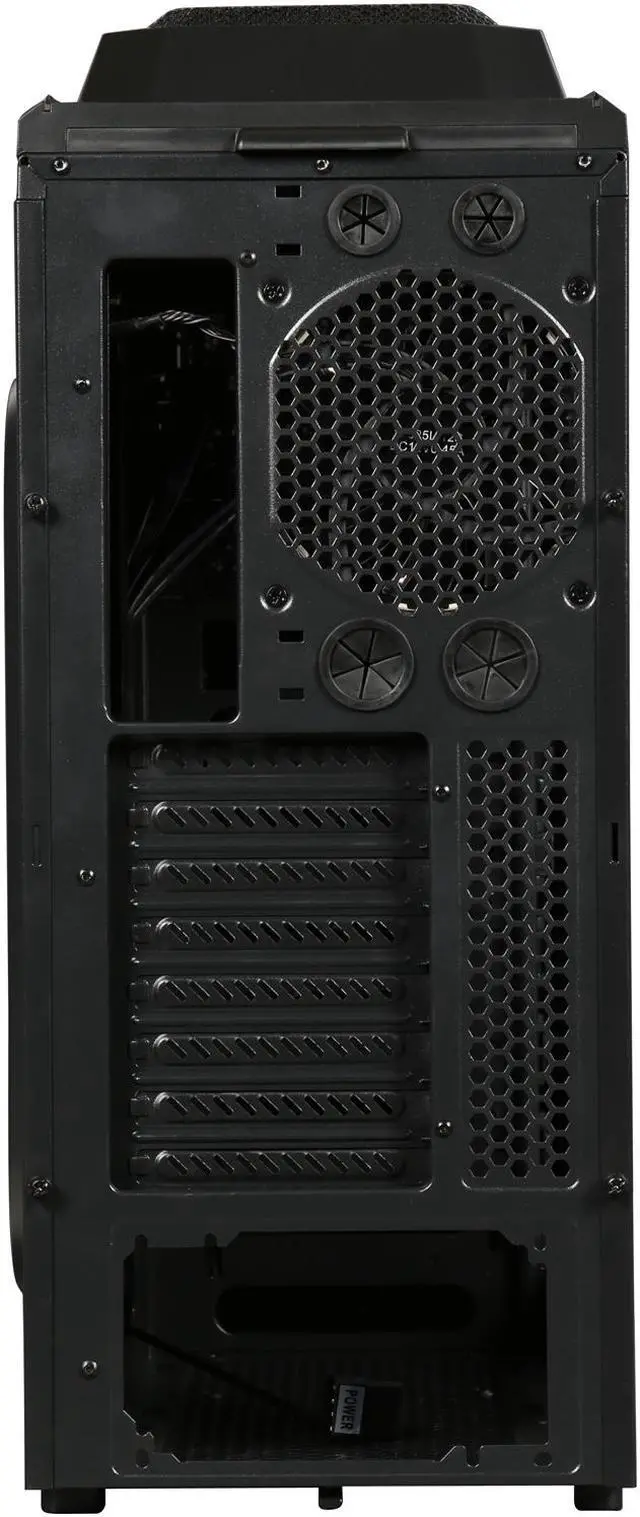 Alt view image 11 of 18 - DIYPC Skyline-06-RGB Black Dual USB 3.0 ATX Full Tower Gaming Computer Case with 3 x 120mm RGB Fans(Pre-Installed), RGB Remote Control and Hot Swap Docking