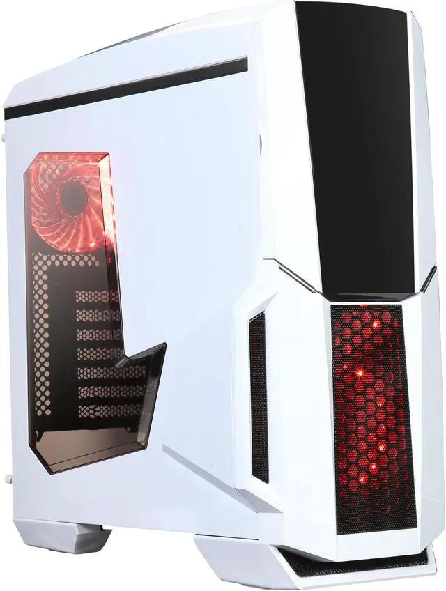 Main image of DIYPC Gamemax-W-RGB White Dual USB 3.0 ATX Mid Tower Gaming Computer Case with Build-in 3 x RGB LED Fans and RGB Remote Control