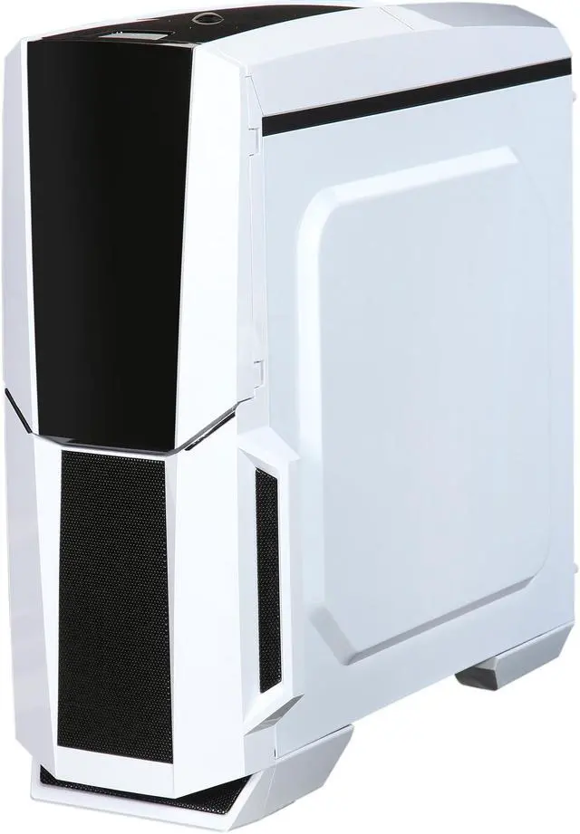 Alt view image 9 of 16 - DIYPC Gamemax-W-RGB White Dual USB 3.0 ATX Mid Tower Gaming Computer Case with Build-in 3 x RGB LED Fans and RGB Remote Control