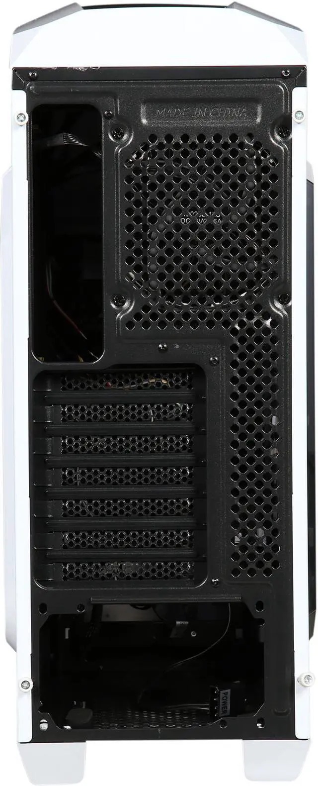 Alt view image 11 of 16 - DIYPC Gamemax-W-RGB White Dual USB 3.0 ATX Mid Tower Gaming Computer Case with Build-in 3 x RGB LED Fans and RGB Remote Control