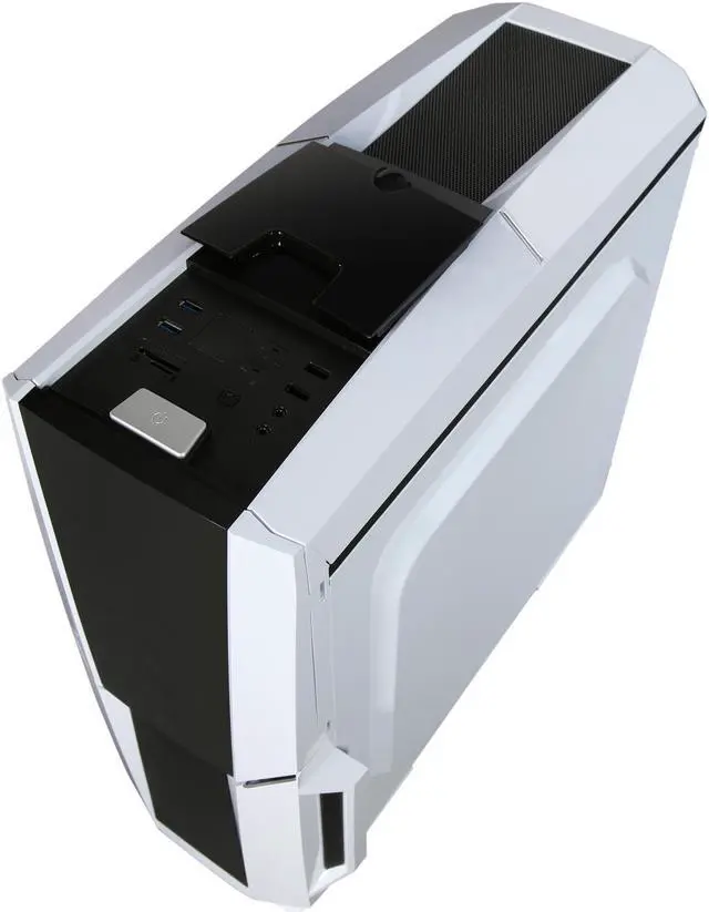 Alt view image 15 of 16 - DIYPC Gamemax-W-RGB White Dual USB 3.0 ATX Mid Tower Gaming Computer Case with Build-in 3 x RGB LED Fans and RGB Remote Control