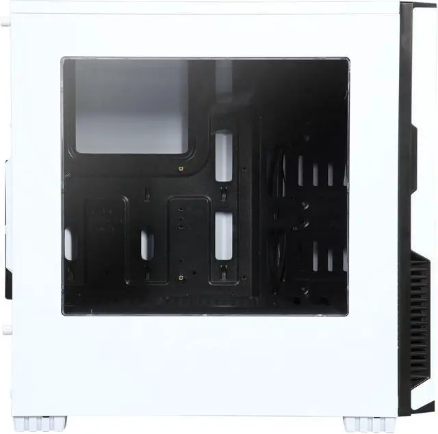 Alt view image 5 of 14 - DIYPC Jax11-W White USB 3.0 ATX Mid Tower Computer Case with Pre-installed 1 x 120mm White Fan
