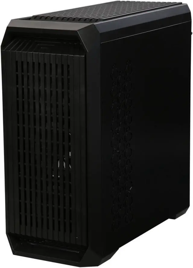 Alt view image 10 of 18 - DIYPC Vanguard-V8-RGB Black Dual USB3.0 Steel/ Tempered Glass ATX Mid Tower Gaming Computer Case w/Tempered Glass Side Panel and Pre-Installed 4 x RGB LED Dual Ring Fans (7 Different Color in 3 Mode Control)