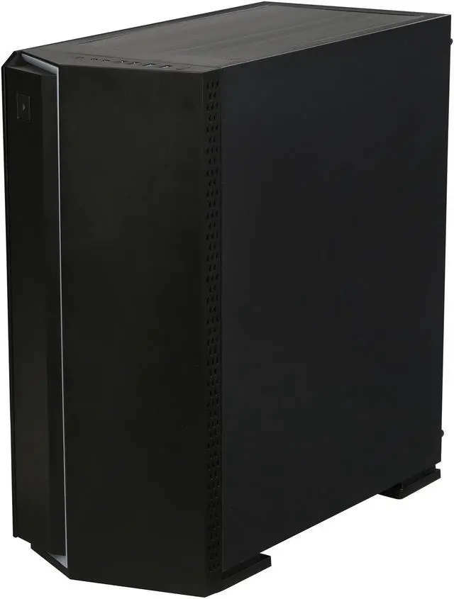 Alt view image 13 of 19 - DIYPC Rainbow-Flash-V2 Black Dual USB3.0 Steel/ Tempered Glass ATX Mid Tower Gaming Computer Case w/Tempered Glass Panel and Addressable RGB Strip and Pre-Installed 1 x RGB Addressable Ring Fan (7 Different Color in 3 Mode Control)