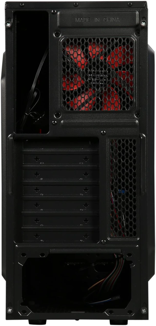 Open Box: DIYPC Solo-T2-R Black USB 3.0 ATX Mid Tower Gaming Computer ...