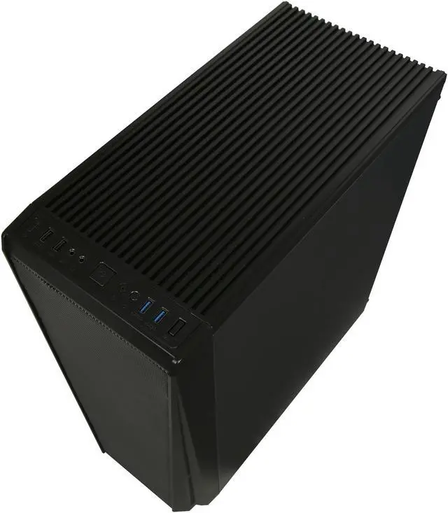 Alt view image 15 of 17 - DIYPC Trio-VX-RGB Black Dual USB3.0 Steel/ Tempered Glass ATX Mid Tower Gaming Computer Case w/Tempered Glass Panel and Pre-Installed 4 x Addressable RGB LED Fans