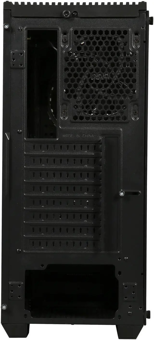 Alt view image 16 of 17 - DIYPC Trio-VX-RGB Black Dual USB3.0 Steel/ Tempered Glass ATX Mid Tower Gaming Computer Case w/Tempered Glass Panel and Pre-Installed 4 x Addressable RGB LED Fans