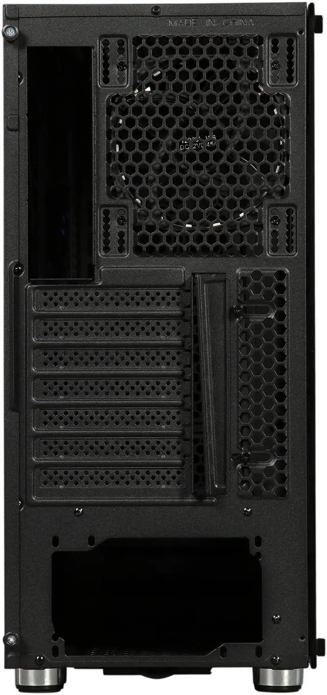 Alt view image 17 of 17 - DIYPC DIY-Line-RGB Black Dual USB3.0 ATX Mid Tower Gaming Computer Case w/Tempered Glass Panel and Integrated RGB Strip/Pre-Installed RGB LED Fan