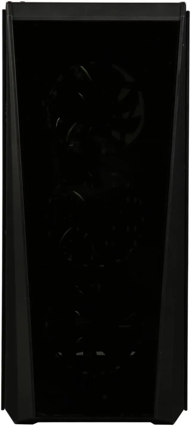 Alt view image 10 of 20 - DIYPC Trio-GT-RGB Black Dual USB3.0 Steel/ Tempered Glass ATX Mid Tower Gaming Computer Case w/Tempered Glass Panel (Front and Both Sides w/Swing Door Design) and Pre-Installed 4 x RGB LED Fans