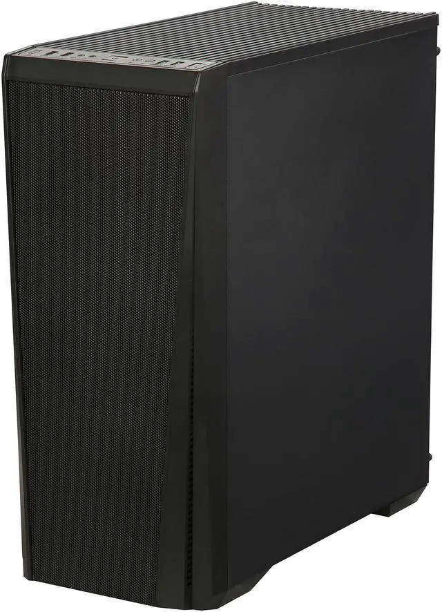 Alt view image 8 of 15 - DIYPC DIY-VX-RGB Black Dual USB3.0 Steel/ Tempered Glass ATX Mid Tower Gaming Computer Case w/Tempered Glass Panel and Pre-Installed 4 x RGB 18LED Fan (7 Different Color in 3 Mode Control)