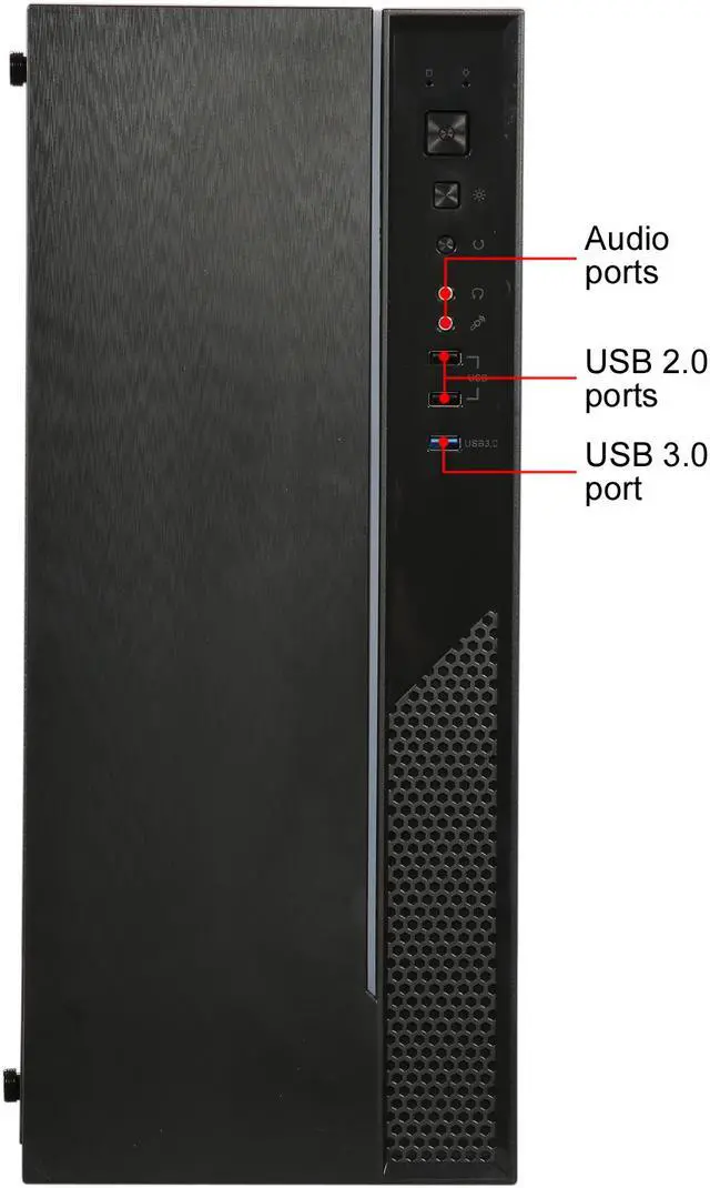 Alt view image 9 of 16 - DIYPC DIY-D3-RGB Black USB3.0 Steel/ Tempered Glass ATX Mid Tower Gaming Computer Case w/Tempered Glass Panel and Addressable RGB LED Strip