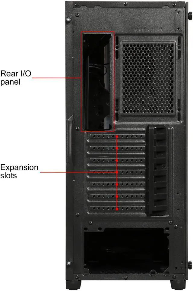 Alt view image 15 of 16 - DIYPC DIY-D3-RGB Black USB3.0 Steel/ Tempered Glass ATX Mid Tower Gaming Computer Case w/Tempered Glass Panel and Addressable RGB LED Strip