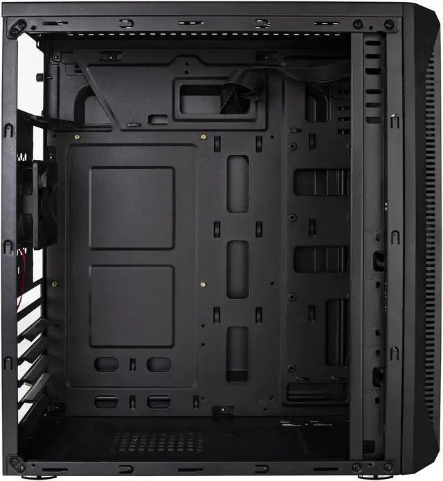 Alt view image 5 of 12 - DIYPC DIY-S07 Black Steel ATX USB3.0 Mid Tower Computer Case