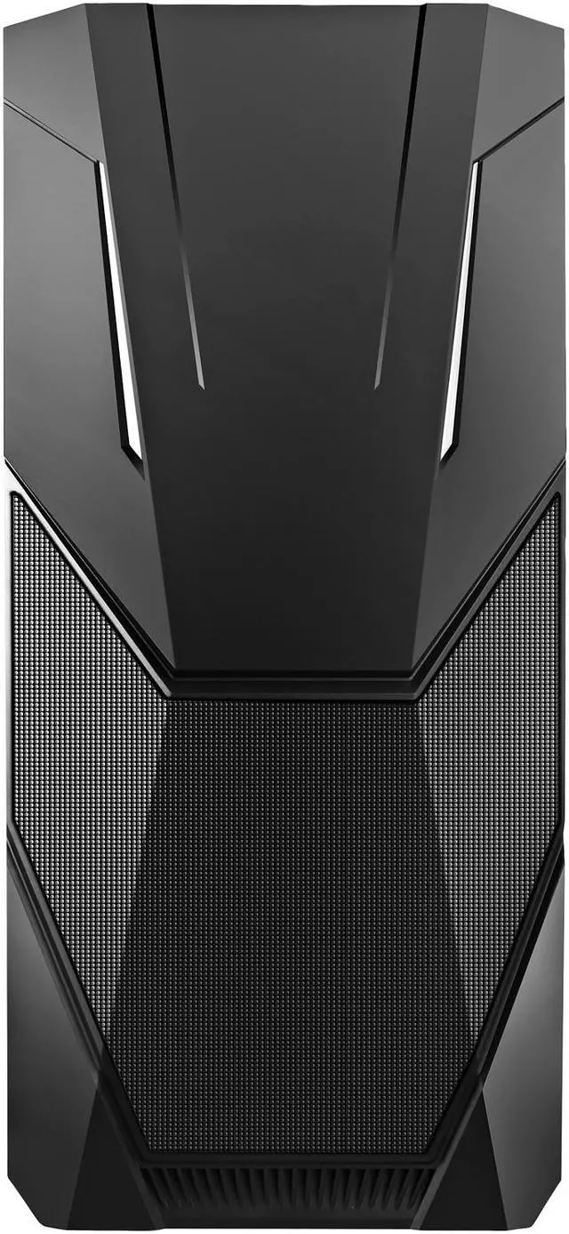 Open Box: DIYPC Zetta-ARGB Black Steel / Tempered Glass ATX Mid Tower ...