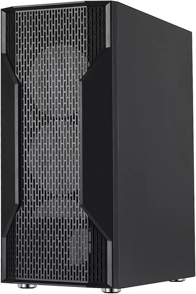 Alt view image 4 of 13 - DIYPC DIY-A9-BK Black USB3.0 Steel /Tempered Glass ATX Mid Tower Computer Case, 1x120mm Fan x Rear (Pre-Installed)