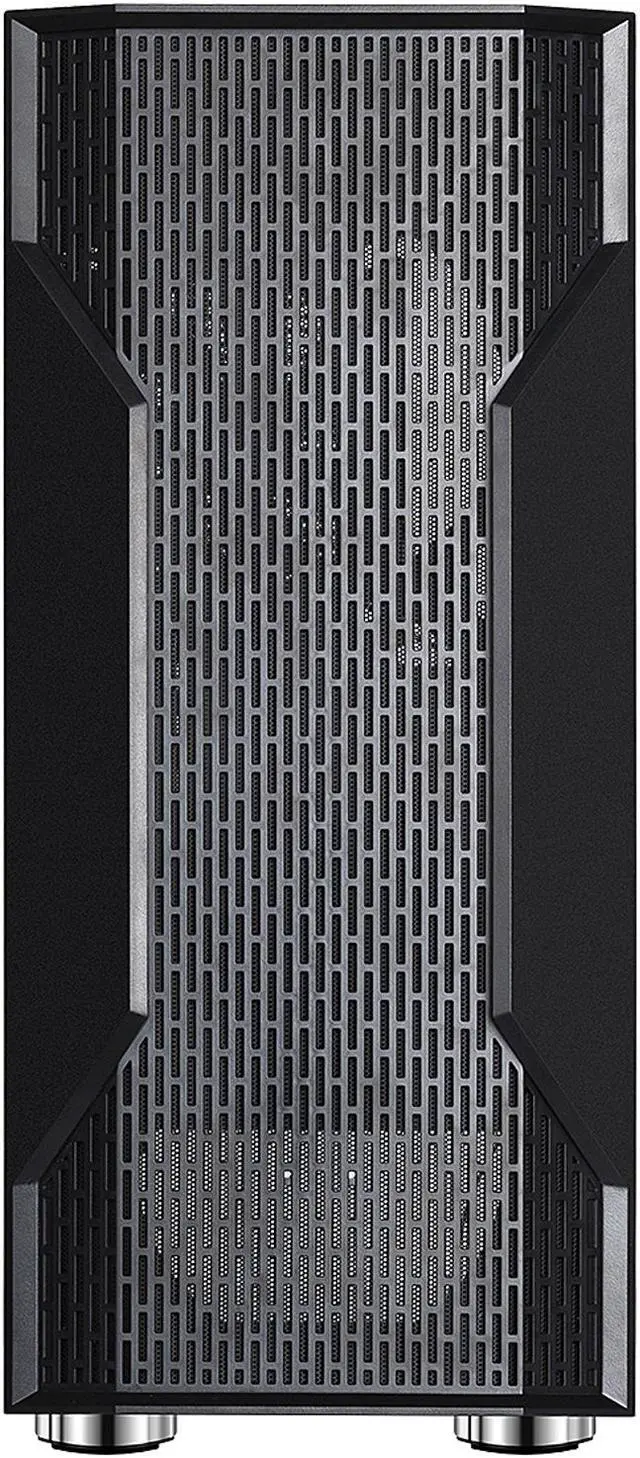 Alt view image 3 of 13 - DIYPC DIY-A9-BK Black USB3.0 Steel /Tempered Glass ATX Mid Tower Computer Case, 1x120mm Fan x Rear (Pre-Installed)
