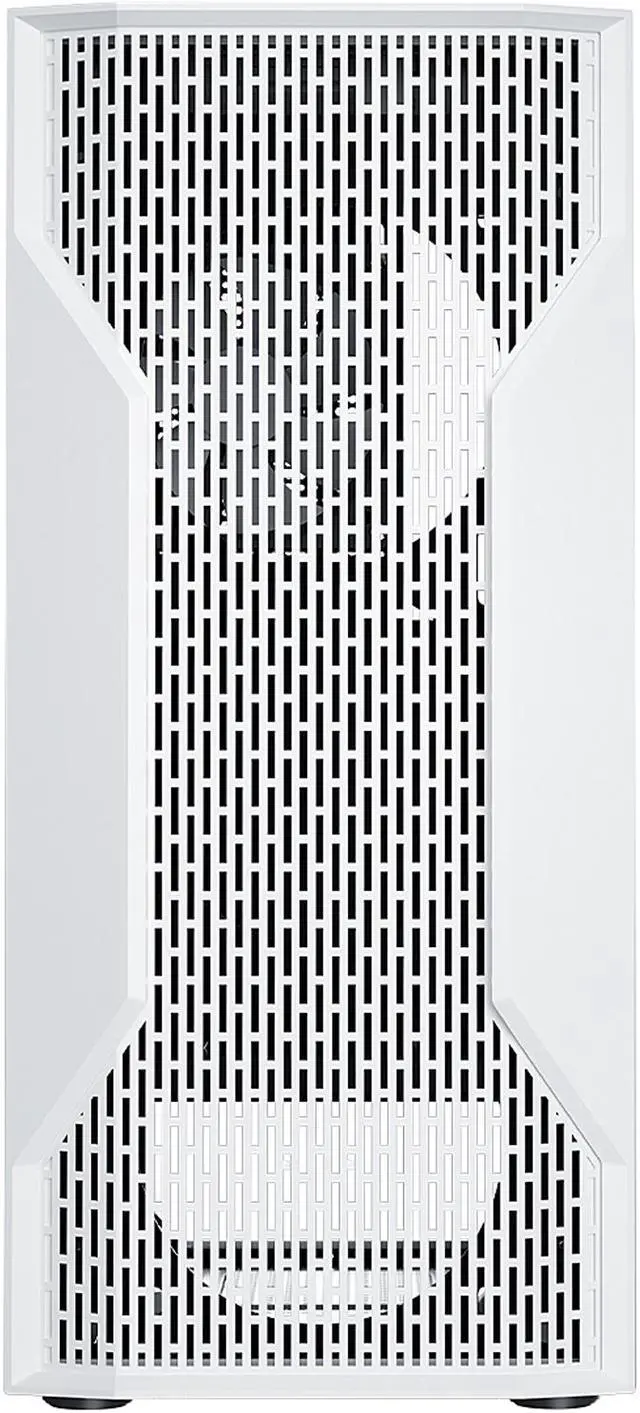 Alt view image 3 of 13 - DIYPC DIY-A9-W White USB3.0 Steel /Tempered Glass ATX Mid Tower Computer Case, 1 x 120mm White Fan x Rear (Pre-Installed)