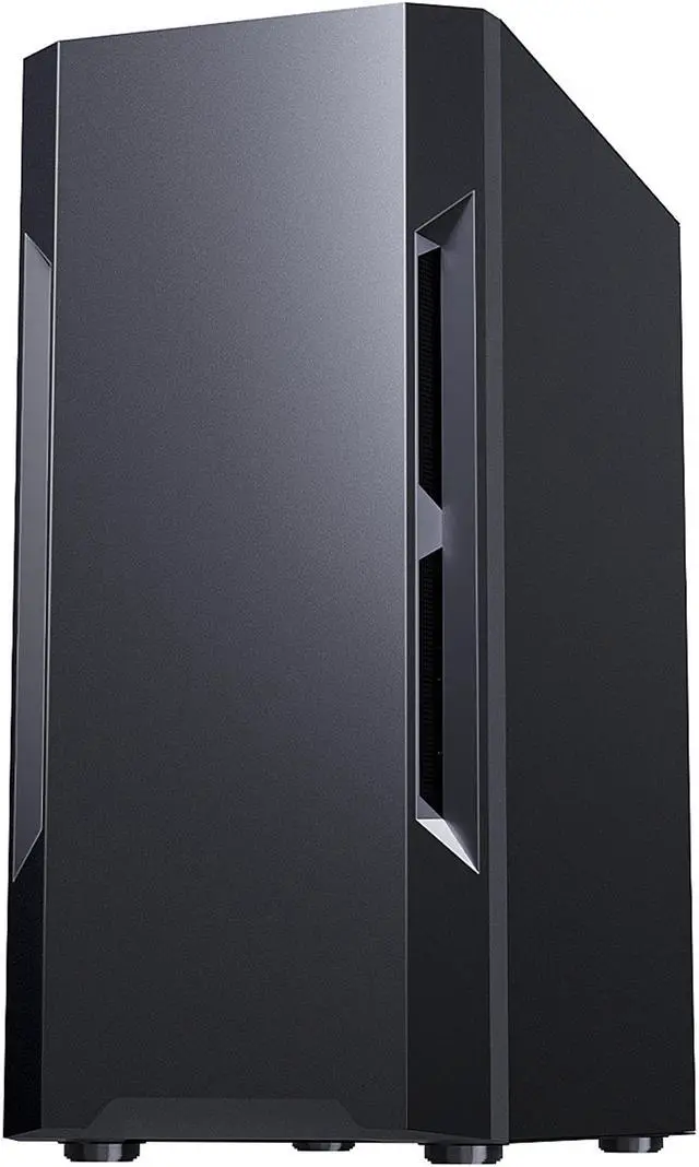 Alt view image 4 of 13 - DIYPC DIY-F21-BK Black USB 3.0 Steel / Tempered Glass ATX Mid Tower Computer Case, 1 x 120mm Fan x Rear (Pre-Installed)