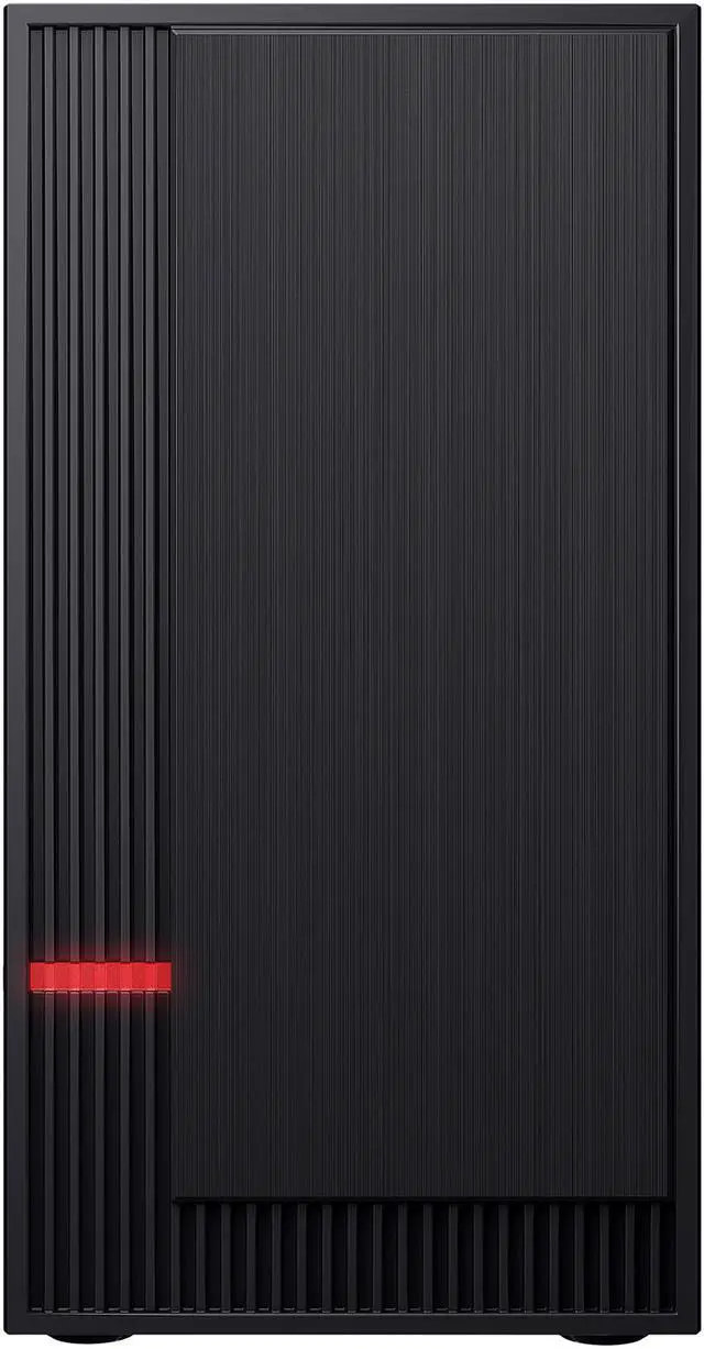 Alt view image 3 of 12 - DIYPC DIY-A5-BK Black Steel / Magnetic Tempered Glass Micro ATX Tower Computer Case