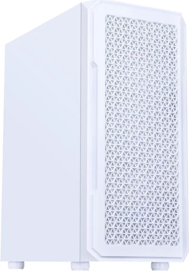 Alt view image 5 of 12 - DIYPC S3-W-LED White USB3.0 Steel ATX Mid Tower Gaming Computer Case w/ 4 x 120mm Autoflow Rainbow LED Fans x Front (Pre-Installed)