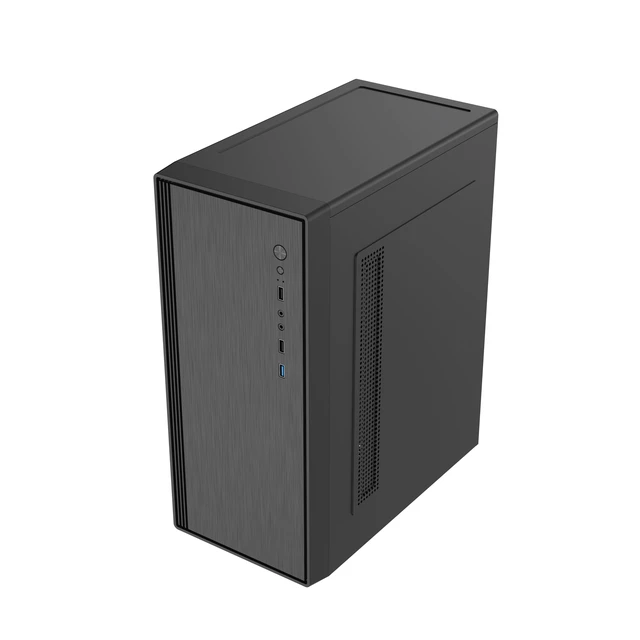Alt view image 5 of 10 - DIYPC DIY-V3-ATX Black USB3.0 ATX Mid Tower Computer Case w/ 1 x 120mm Fan x Rear (Pre-Installed)