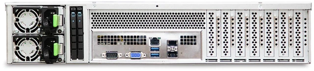 Alt view image 3 of 4 - AIC RSC-2KT (XE1-2KT00-06) 2U 8x 3.5" hot-swap bays, tool-less 3.5" and 2.5" HDD tray, 550W CRPS Platinum redundant power supply, top plate HDDx2 + 2x 2.5" OS plate, 2x 7mm 2.5" hot-swap OS, rail, 2x 4-port 12Gb SATA/SAS backplane, w/o bez