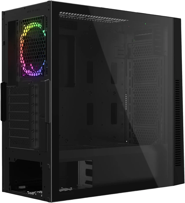 Alt view image 12 of 13 - Gamdias ARGUS M1 Black SPCC / ABS / Tempered Glass ATX Mid Tower Computer Case