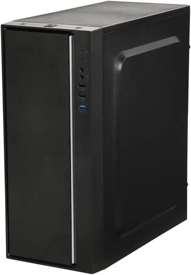 Alt view image 3 of 10 - Gamdias VELA M1 Black ABS / SPCC Steel ATX Mid Tower Computer Case