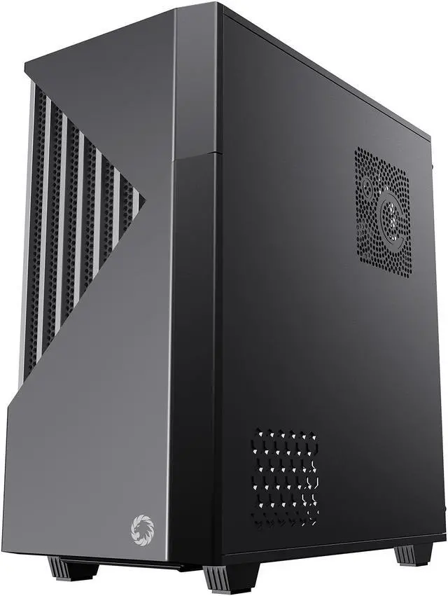 Alt view image 3 of 17 - GAMEMAX Contac COC BG Black / Grey Steel / Tempered Glass ATX Mid Tower Computer Case