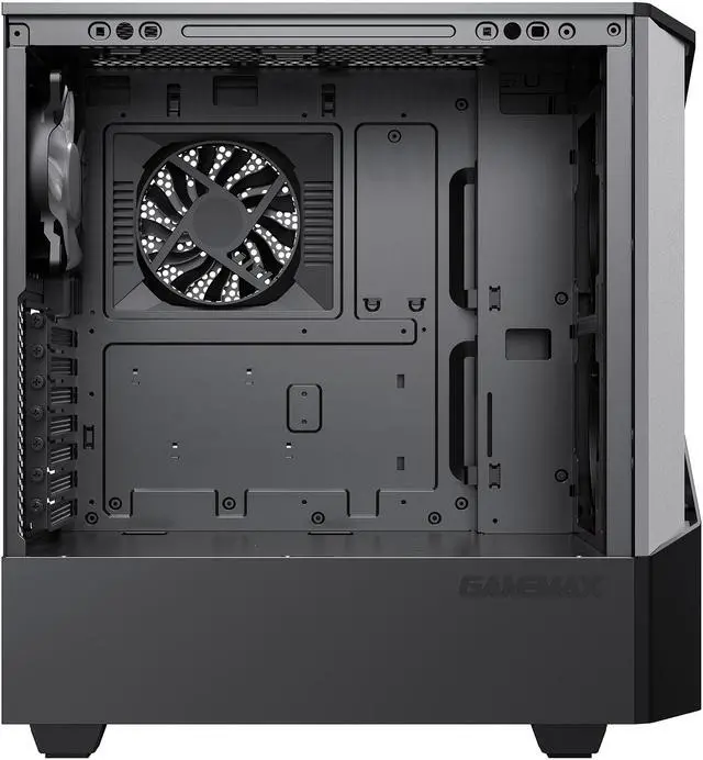 Alt view image 10 of 17 - GAMEMAX Contac COC BG Black / Grey Steel / Tempered Glass ATX Mid Tower Computer Case