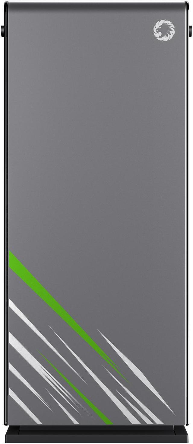 Alt view image 3 of 20 - GAMEMAX Vega Pro Black / Grey Steel / Tempered Glass ATX Full Tower Computer Case