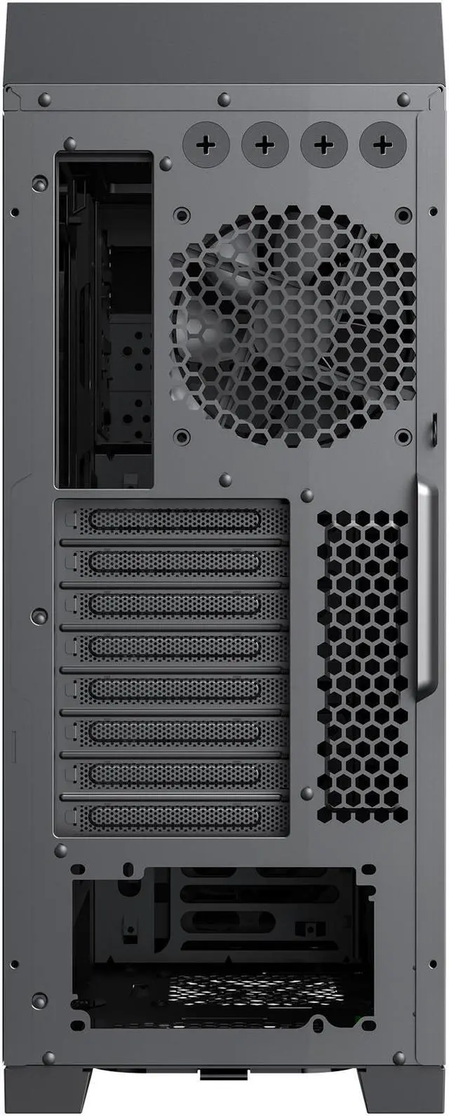 Alt view image 18 of 18 - GAMEMAX Titan Silent Black Steel ATX Full Tower Computer Case w/3 fans Pre-Installed