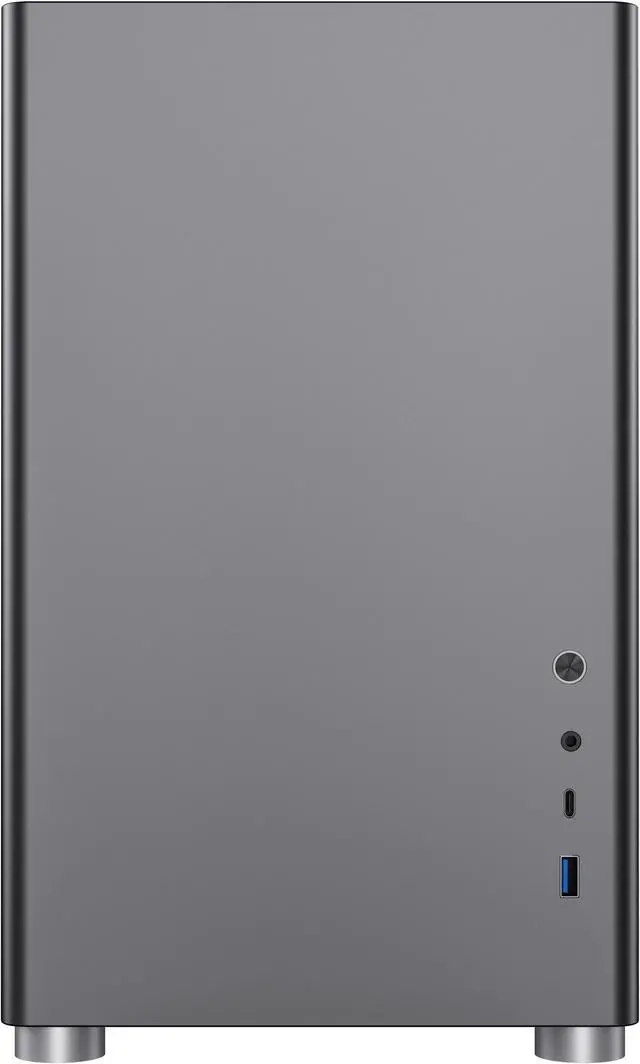 Alt view image 3 of 19 - GAMEMAX Spark Grey Steel / Tempered Glass Micro ATX Tower Computer Case w/ Dual Tempered Glass Side Panel