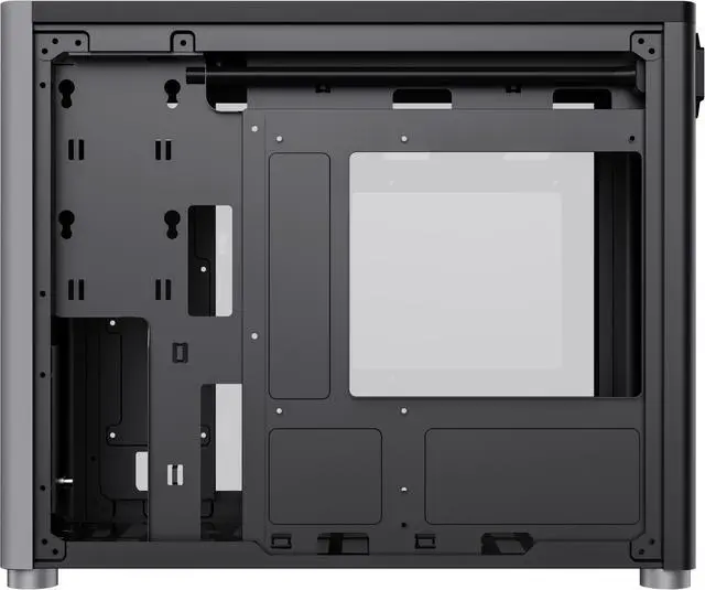 Alt view image 12 of 19 - GAMEMAX Spark Grey Steel / Tempered Glass Micro ATX Tower Computer Case w/ Dual Tempered Glass Side Panel