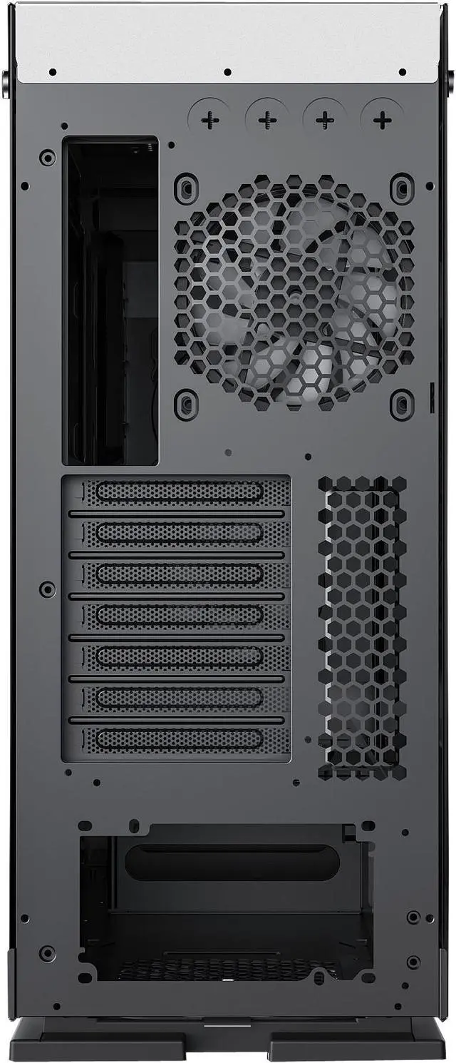 Alt view image 12 of 13 - GAMEMAX Vega Pro White / Black Steel / Tempered Glass ATX Full Tower Gaming Computer Case w/ Dual Tempered Glass Panels and 1 x ARGB Fan x Rear (Pre-Installed)