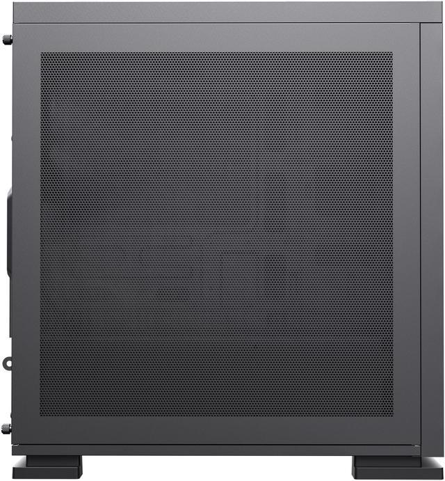 Alt view image 7 of 13 - Gamemax M60 Black Steel Micro ATX Tower USB3.0 Computer Case w/ Dual Mesh Side Panels