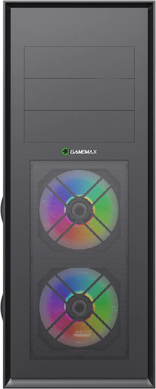 Alt view image 3 of 12 - Gamemax Master M905-RGB USB3.0 E-ATX Full Tower Gaming Computer Case w/ 3 x RGB LED Fans (Pre-Installed)