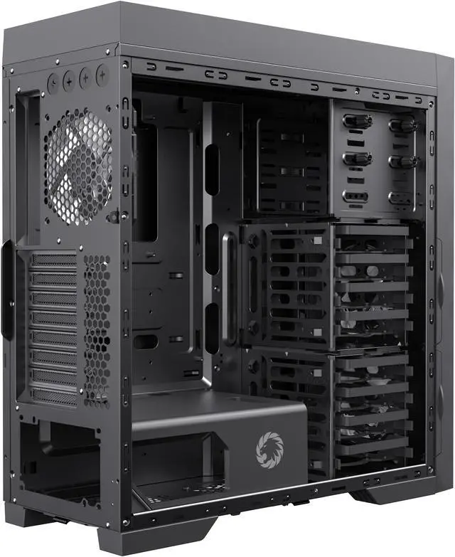 Alt view image 10 of 12 - Gamemax Master M905-RGB USB3.0 E-ATX Full Tower Gaming Computer Case w/ 3 x RGB LED Fans (Pre-Installed)