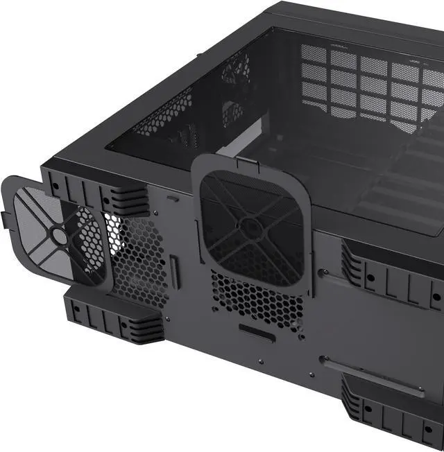 Alt view image 12 of 12 - Gamemax Master M905-RGB USB3.0 E-ATX Full Tower Gaming Computer Case w/ 3 x RGB LED Fans (Pre-Installed)