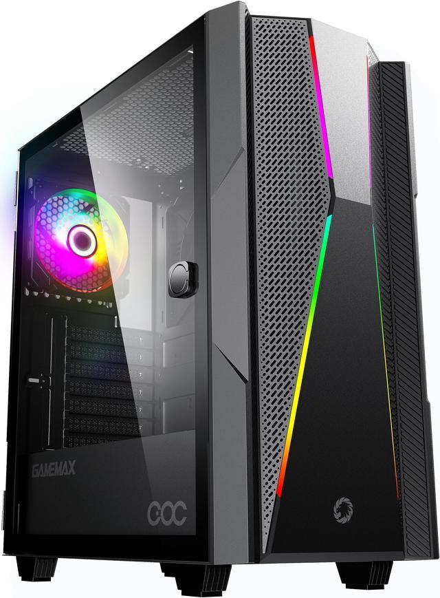 Gamemax Computer Gaming RGB Chassis, USB3.0 Transparent Window Side Midi  Tower ATX Case - Buy Gamemax Computer Gaming RGB Chassis, USB3.0  Transparent Window Side Midi Tower ATX Case Product on