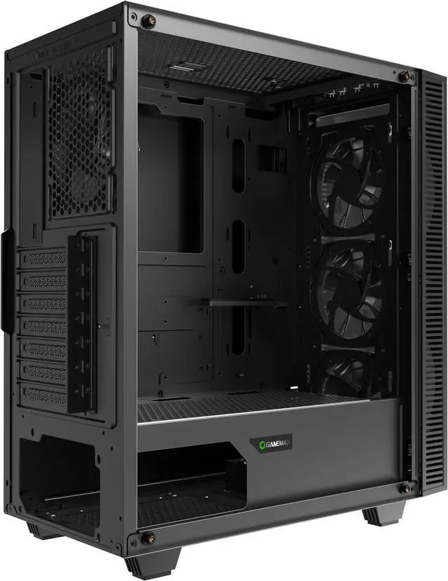 Open Box: Gamemax Draco XD Black USB3.0 Tempered Glass ATX Mid Tower ...