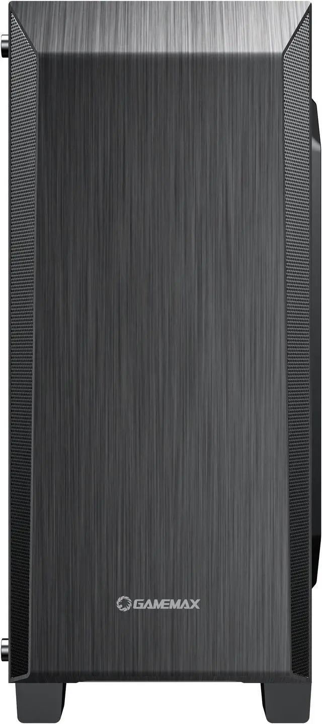 Alt view image 4 of 11 - Gamemax Nova N5 Black USB3.0 Tempered Glass ATX Mid Tower Gaming Computer Case w/  1 x Rainbow LED  Fan x Rear (Pre-Installed)