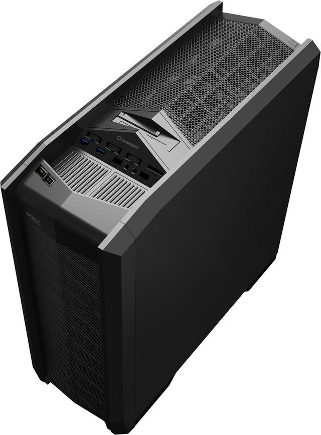 Alt view image 4 of 15 - Gamemax Dragon Knight USB3.0 E-ATX Full Tower Gaming Computer Case w/ 5 x ARGB Rainbow Fans (Pre-Installed)