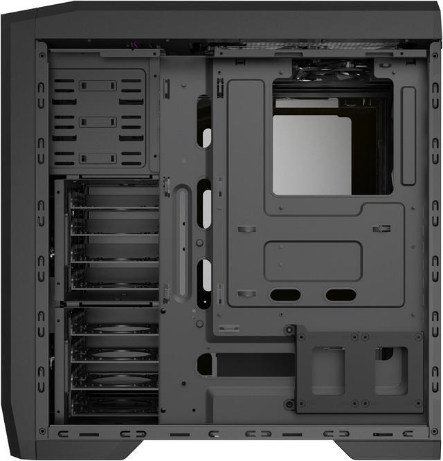 Alt view image 7 of 15 - Gamemax Dragon Knight USB3.0 E-ATX Full Tower Gaming Computer Case w/ 5 x ARGB Rainbow Fans (Pre-Installed)