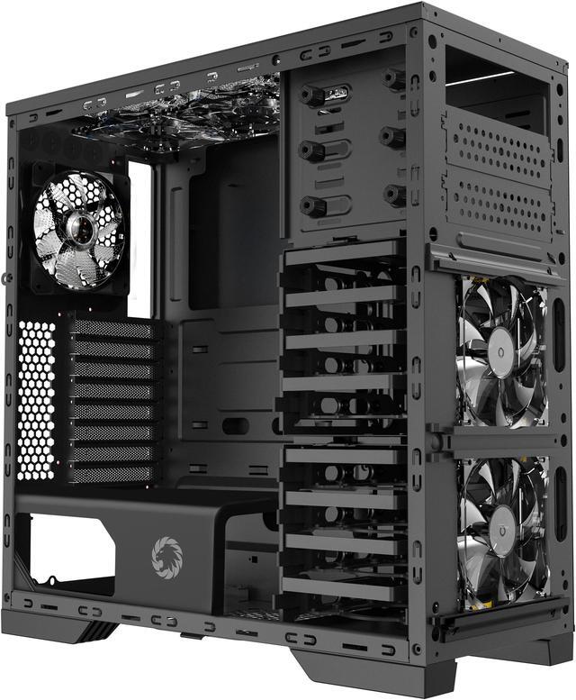 Alt view image 12 of 15 - Gamemax Dragon Knight USB3.0 E-ATX Full Tower Gaming Computer Case w/ 5 x ARGB Rainbow Fans (Pre-Installed)