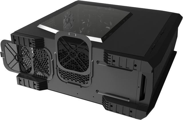 Alt view image 13 of 15 - Gamemax Dragon Knight USB3.0 E-ATX Full Tower Gaming Computer Case w/ 5 x ARGB Rainbow Fans (Pre-Installed)